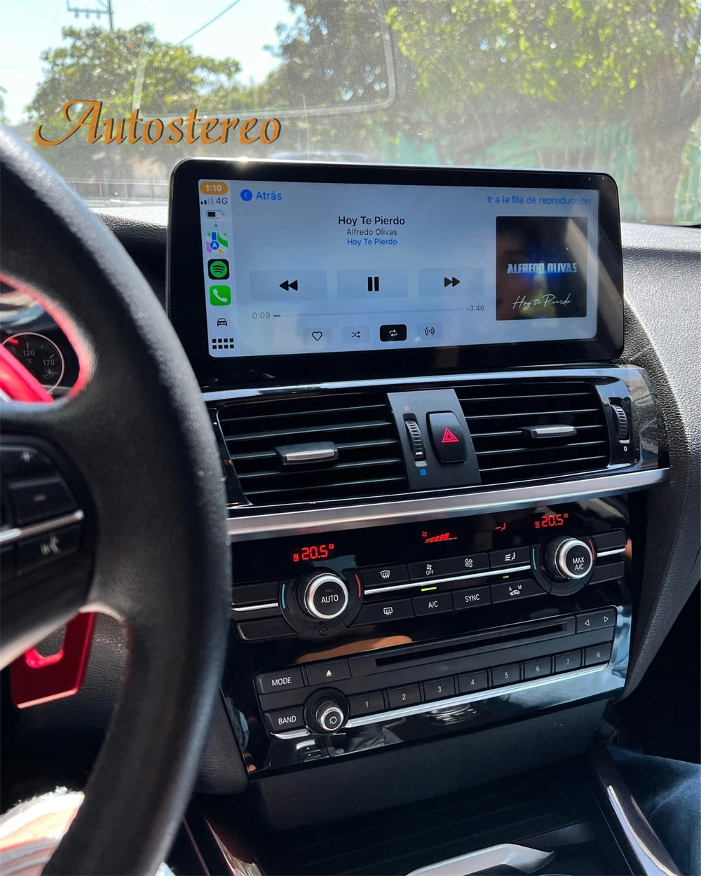 32G ID8 Carplay Android 14 For BMW X3 F25 X4 F26 X3M X4M 2009-2016 Car Multimedia Player G