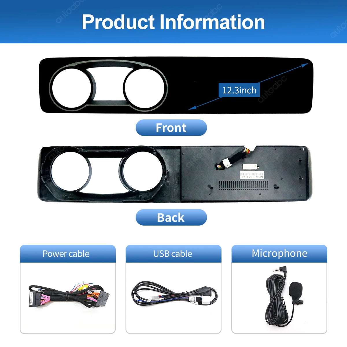 12.3"Screen Wireless CarPlay Android Auto Multimedia Player For Mercedes Benz E Class E200 | AUTOKITSHOP