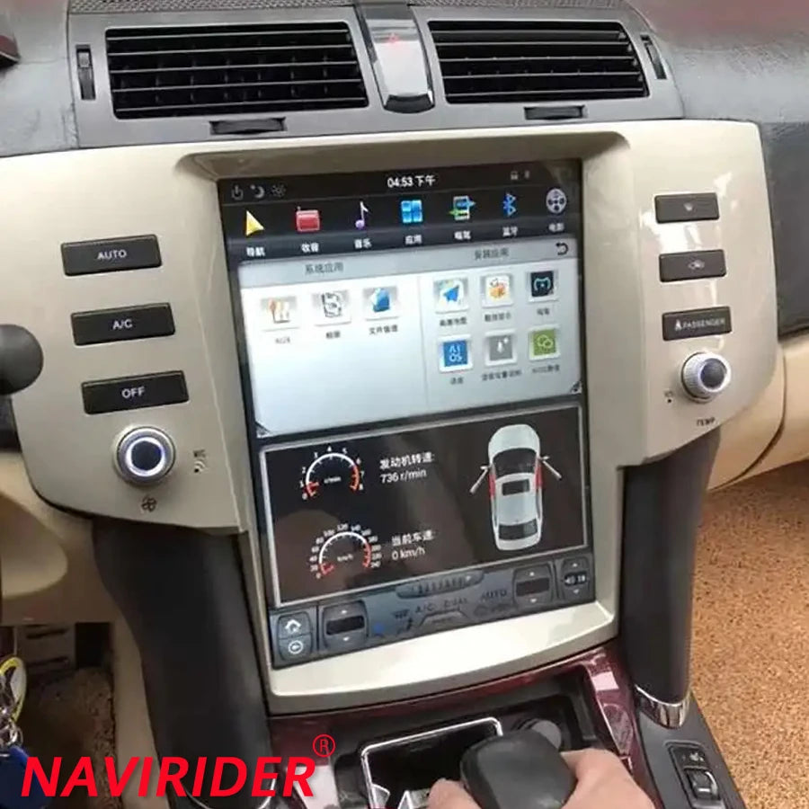 12.1inch Screen For Toyota Reiz Mark X 2005-2009 Android Multimedia Video Player Car Navig