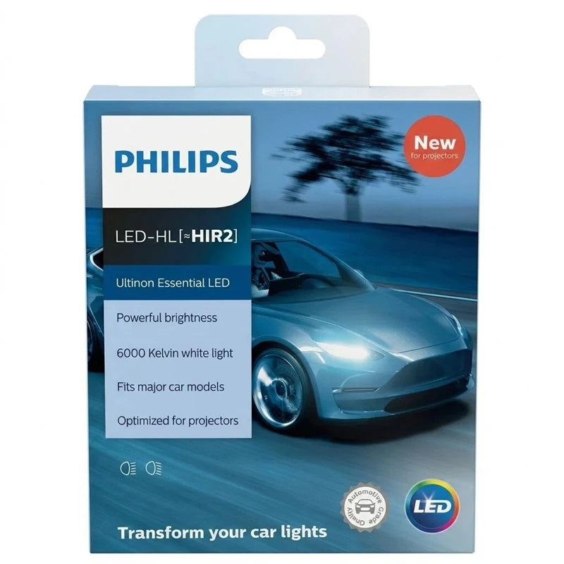 Philips Ultinon Essential LED Light HIR2 9012 6000K 12V LED Bright Auto Headlight HL Beam