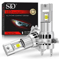 30000LM Mini H7 LED Headlight Bulb Wireless 120W CSP for Car Headlamp Auto Diode Lamps Can