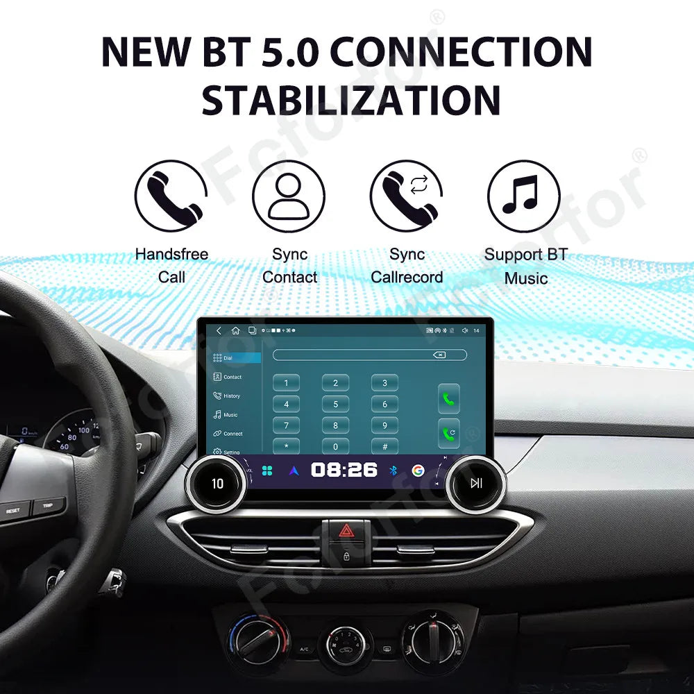 Crystal Clear Touch 11.5 Inch Android 15 HD Touch GPS Multimedia CarPlay Android Auto For