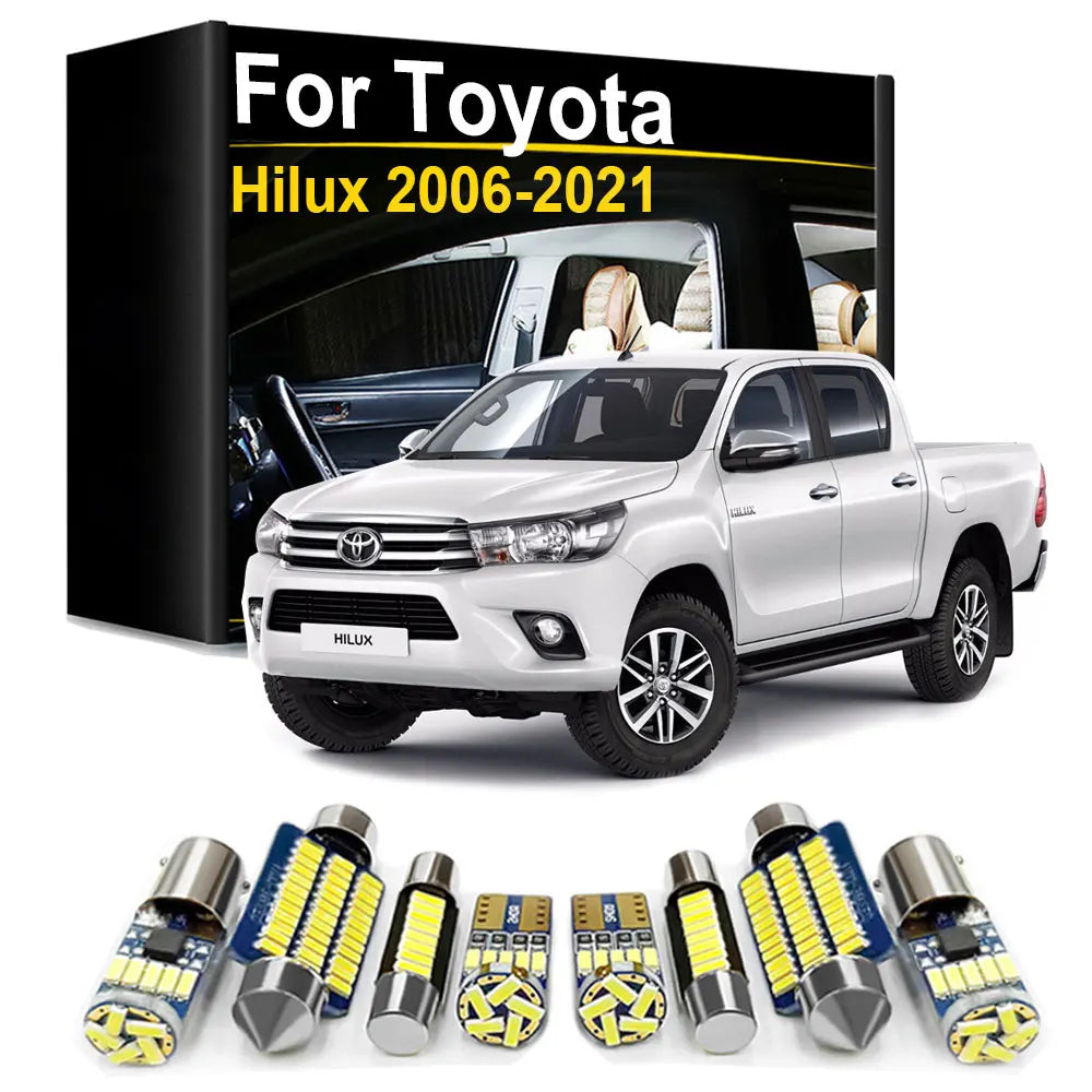 LED Interior Light Kit for Toyota Hilux - Canbus Error-Free Bulbs | AUTOKITSHOP