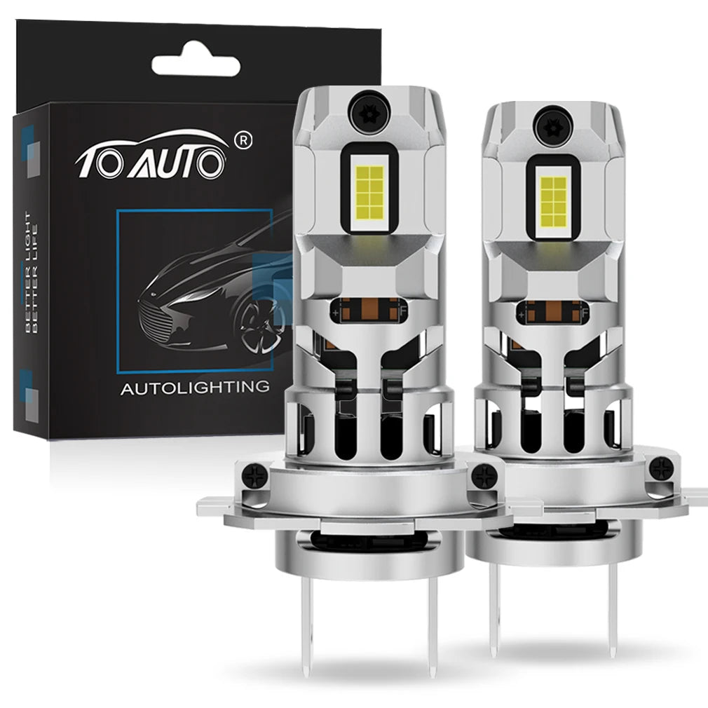 TOAUTO H7 LED Headlight 30000LM 150W H7 LED Light for Car Canbus Error Free Auto Turbo Lam