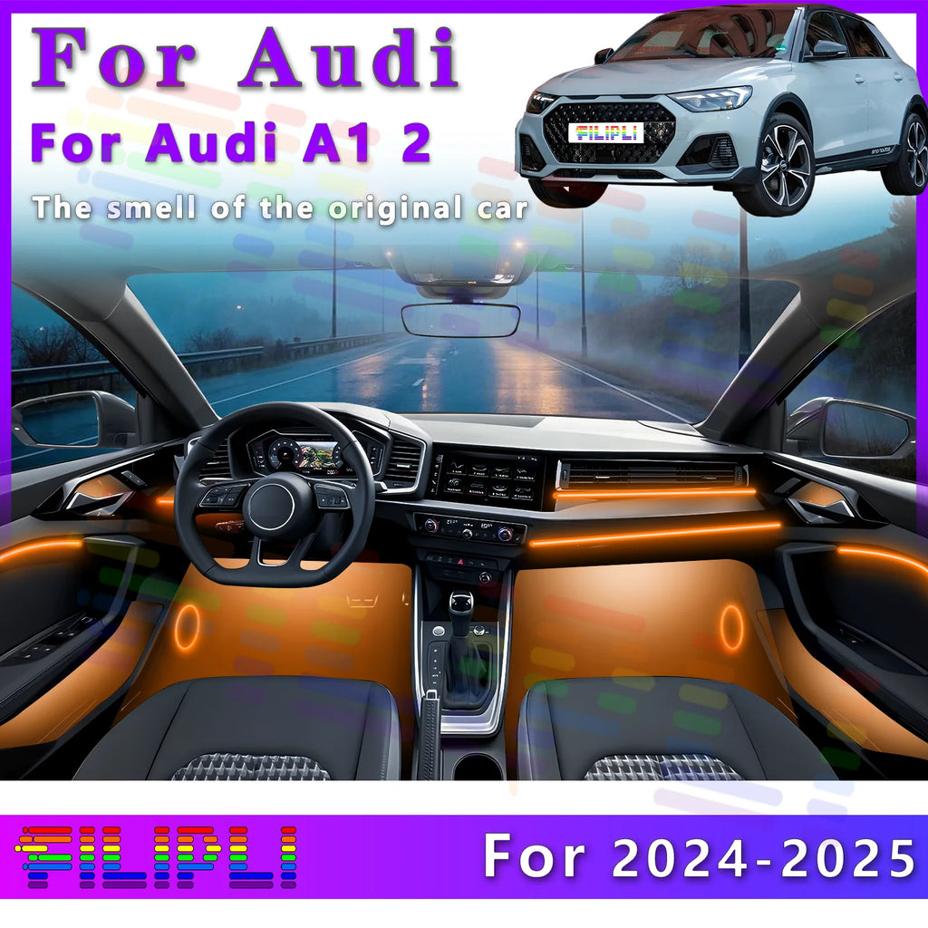 RGB - Ambient Light - for Audi A1 2024-2025 - App Control - Car Interior Lighting | AUTOKITSHOP