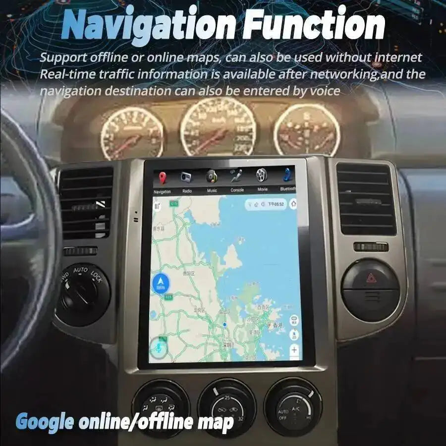 9.7" Android Auto For Nissan X-trail X Trail T30 2008 2009 2010 Stereo Wireless CarPlay Mu