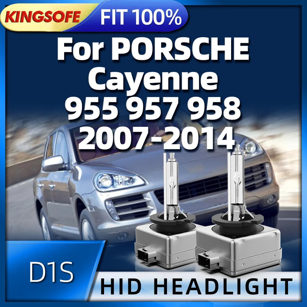 Xenon D1S HID Bulb 6000K Auto Headlights For PORSCHE Cayenne 955 957 958 2007 2008 2009 20