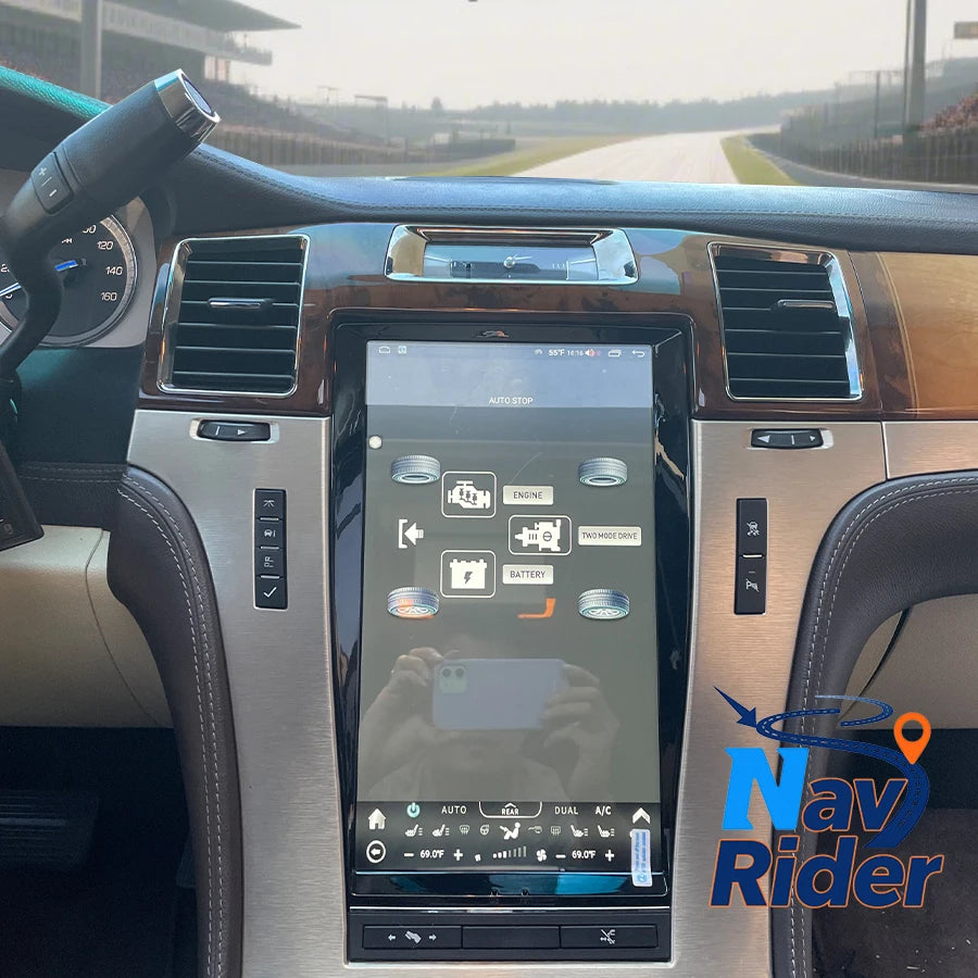 13.6inch Android 13 Screen Radio 2din For Cadillac Escalade 2007-2014 GPS Carplay Car Mult | AUTOKITSHOP