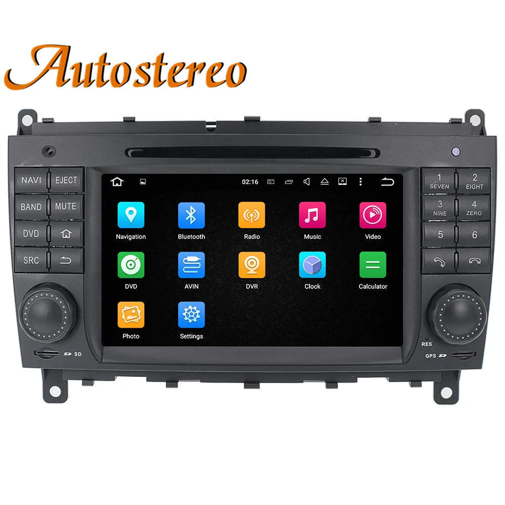 Carplay Android 13 Car Auto Stereo For Mercedes Benz CLK CLS W219 Multimedia Player Car GP