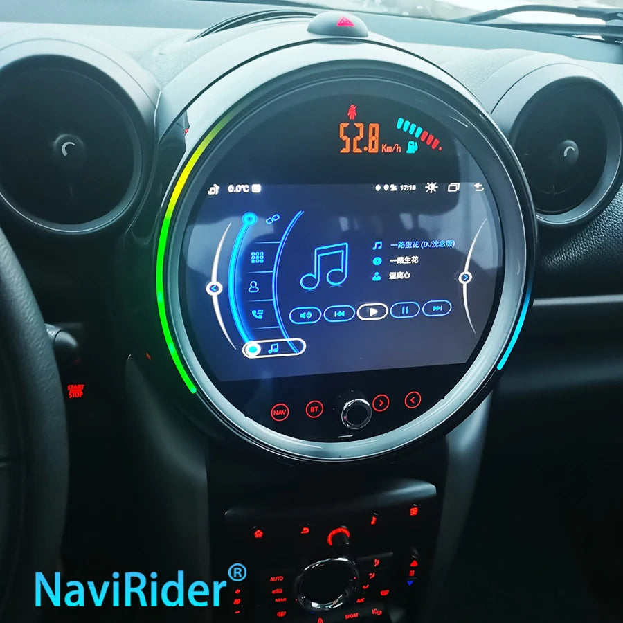 Android 14 Autoradio Screen For MINI COUNTRYMAN R60 R54 MINI COOPER GPS Navigation Radio H