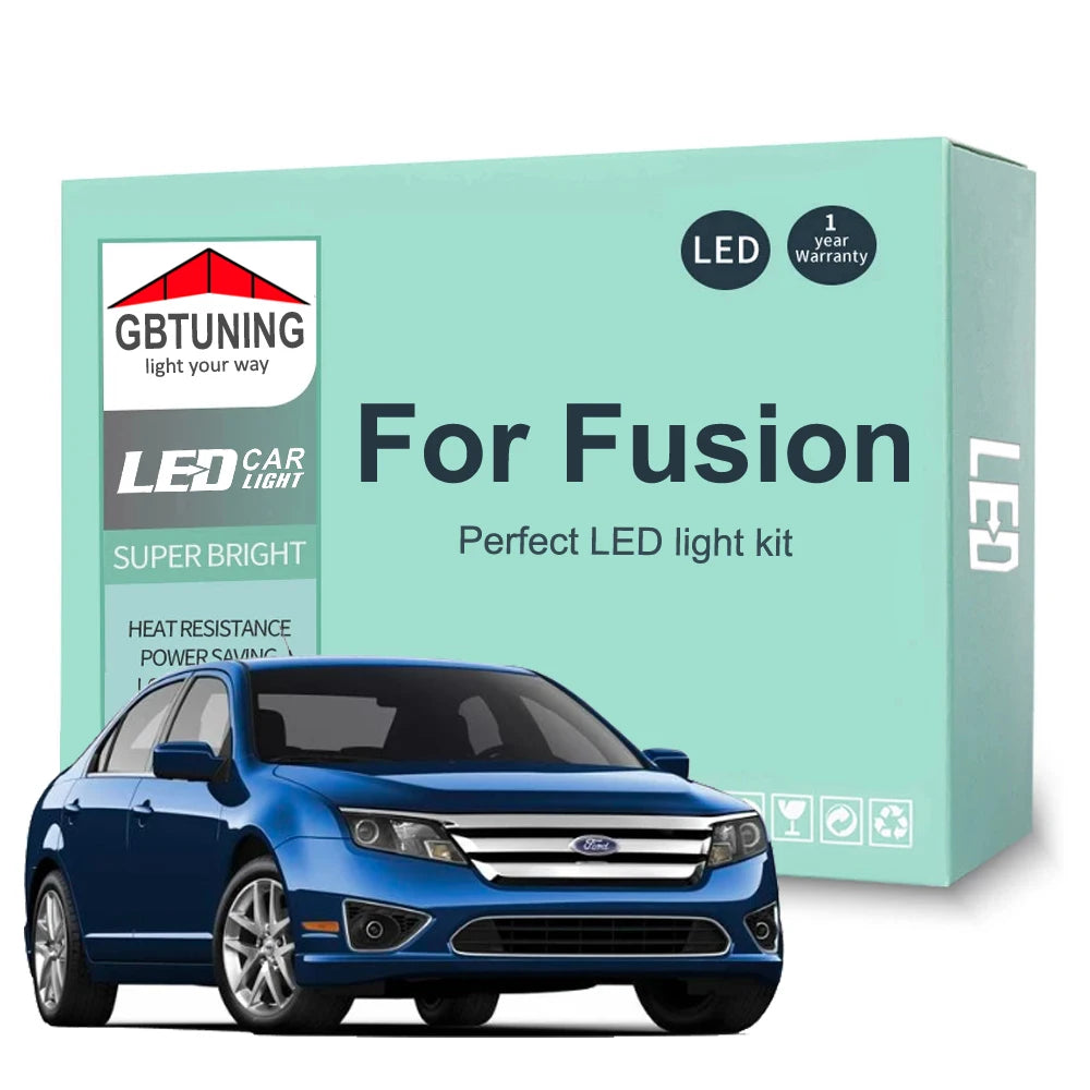 LED Interior Light Kit for Ford Fusion 2006-2010 - Canbus Dome Map Door Trunk Bulbs | AUTOKITSHOP