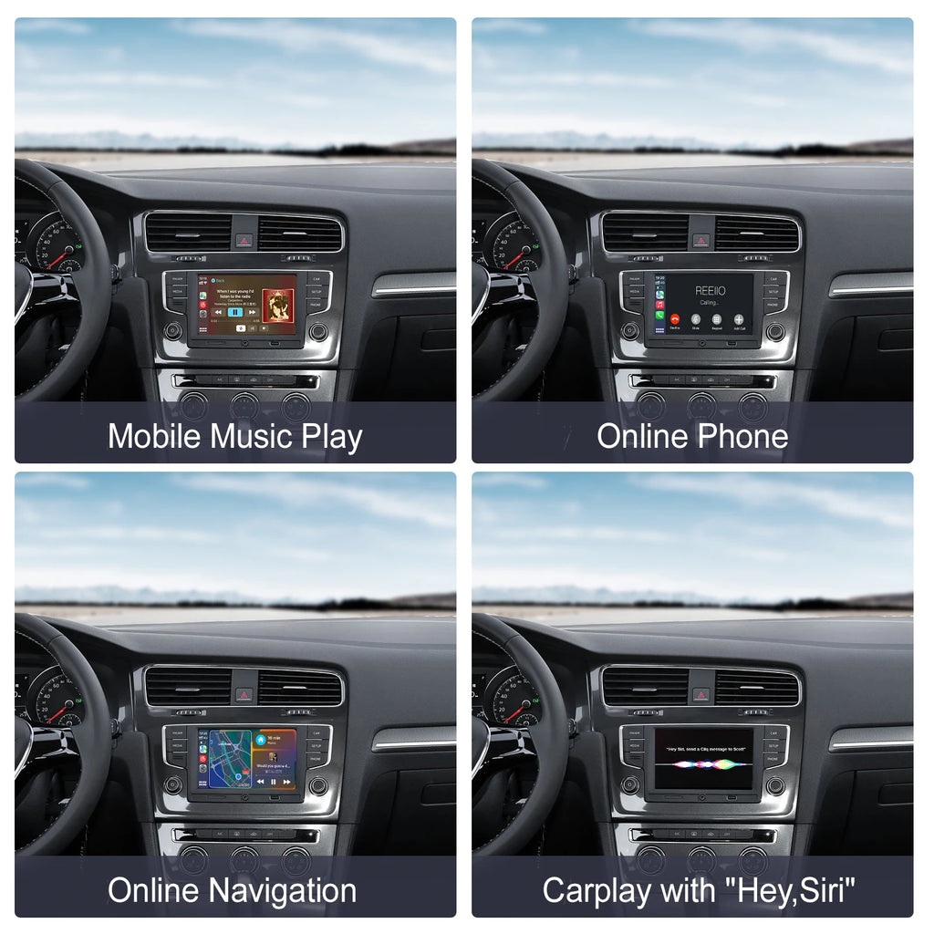 Wireless Carplay Android Auto Module Box for VW Volkswagen Skoda Octavia A5 Golf 7 Polo Pa