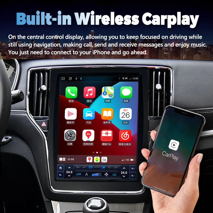 12.1inch Android For Roewe RX5 I6 EI6 2016 2017 2018 Stereo Carplay Car GPS Navigation Mul