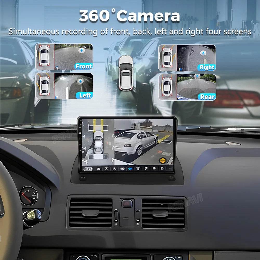 Android 16 For Volvo XC90 2002 - 2014 2K QLED Android Car Radio Multimedia Video Player GP