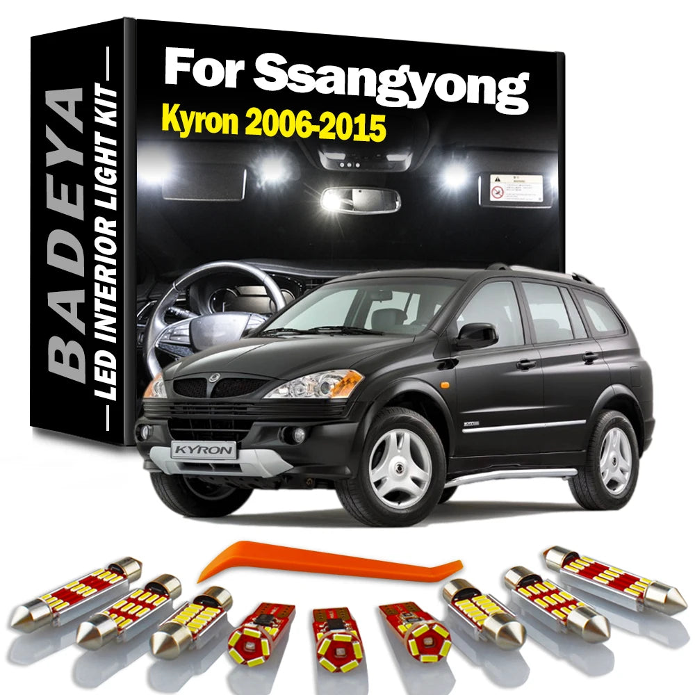 10-Piece LED Interior Light Kit for 2006-2013 - Canbus Error-Free Interior Bulbs