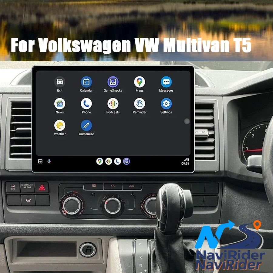 12.5'' Head Unit Multimedia Stereo Android For VW Volkswagen Caravelle 6 T6.1 T6 2015-2020