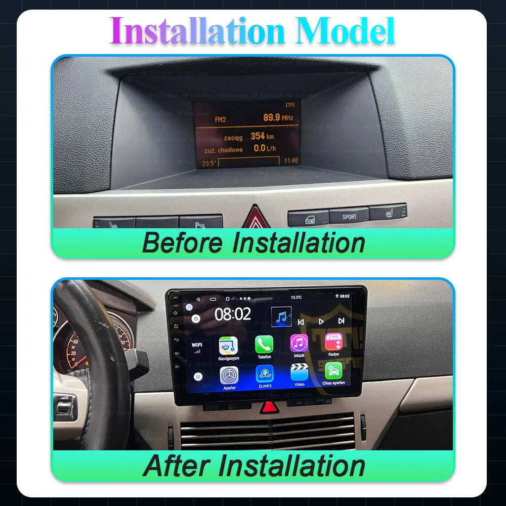 Android 16 For Opel Astra H 2006 2007 2008-2014 Car Radio Wireless Carplay Auto Multimedi  | AUTOKITSHOP