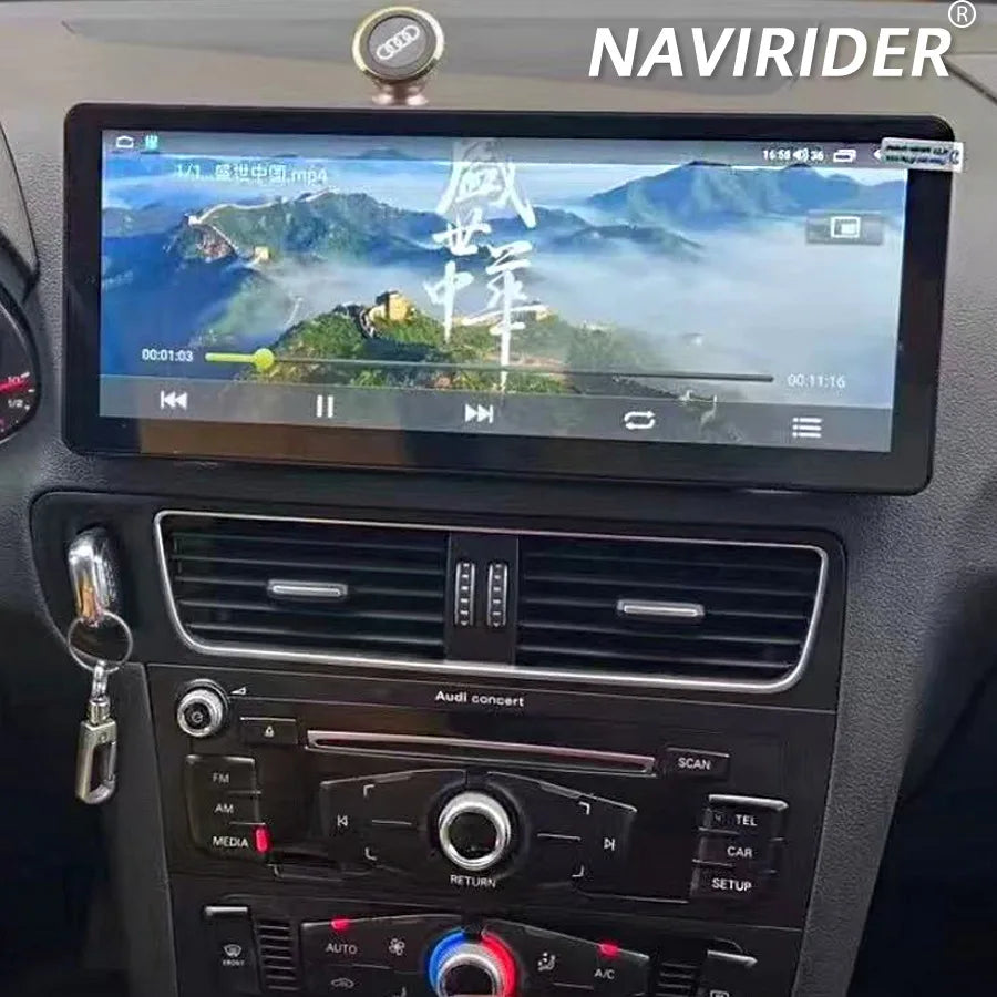 Car Radio Suitable For Audi Q5 2010-2017 Android 15 12.3inch Multimedia Video Player 4G+Wi | AUTOKITSHOP