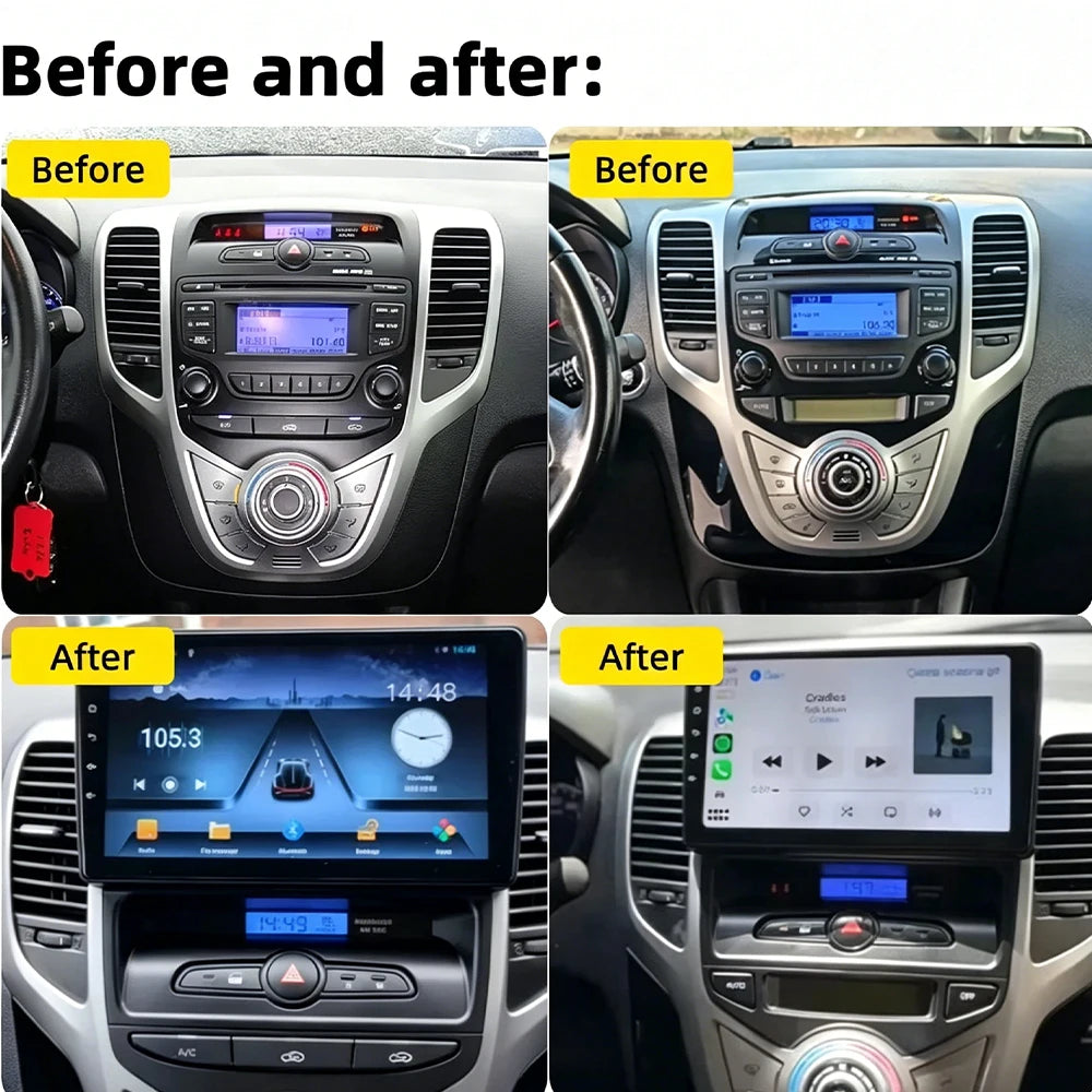GPS Car Radio Multimedia Player For Hyundai IX20 2010-2023 Android 16 Touch Screen DSP Ste
