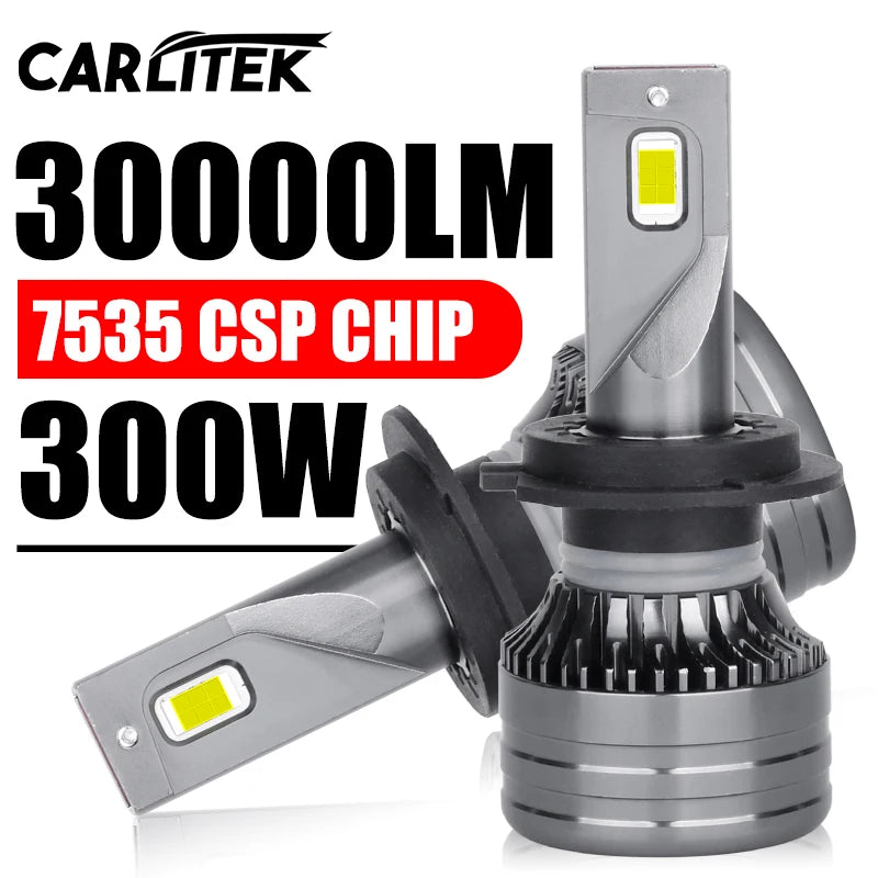 CARLitek Car LED Headlight H7 LED H4 H1 H8 H11 HB3 HB4 9005 9006 9012 6000K 300W 30000LM A