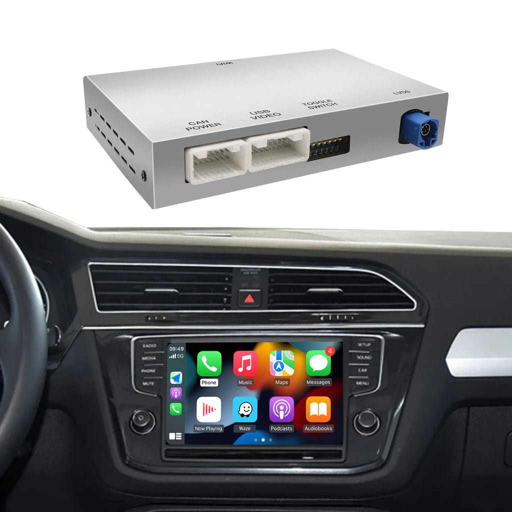 Wireless Carplay Android Auto For VW Tech Box pour Skoda Octavia A5 Golf 7 Polo Passat B8