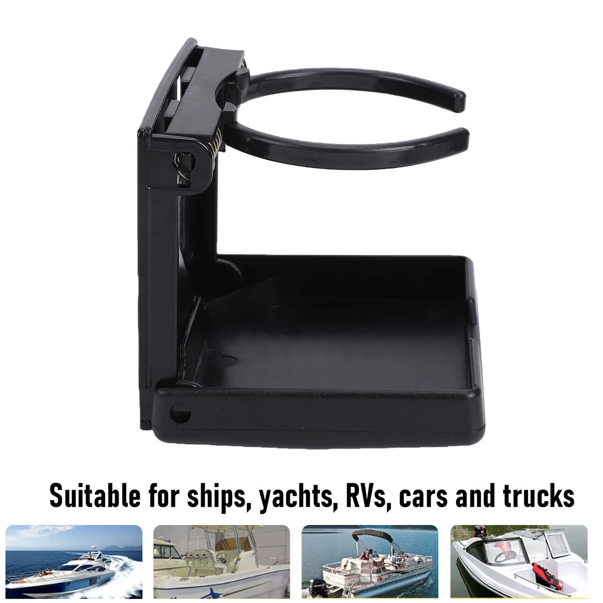 Car Desk Cup Holder Boat Cup Holder Black Adjustable Folding Space Saving Water Bottle Holder fo - Automotive LED Light