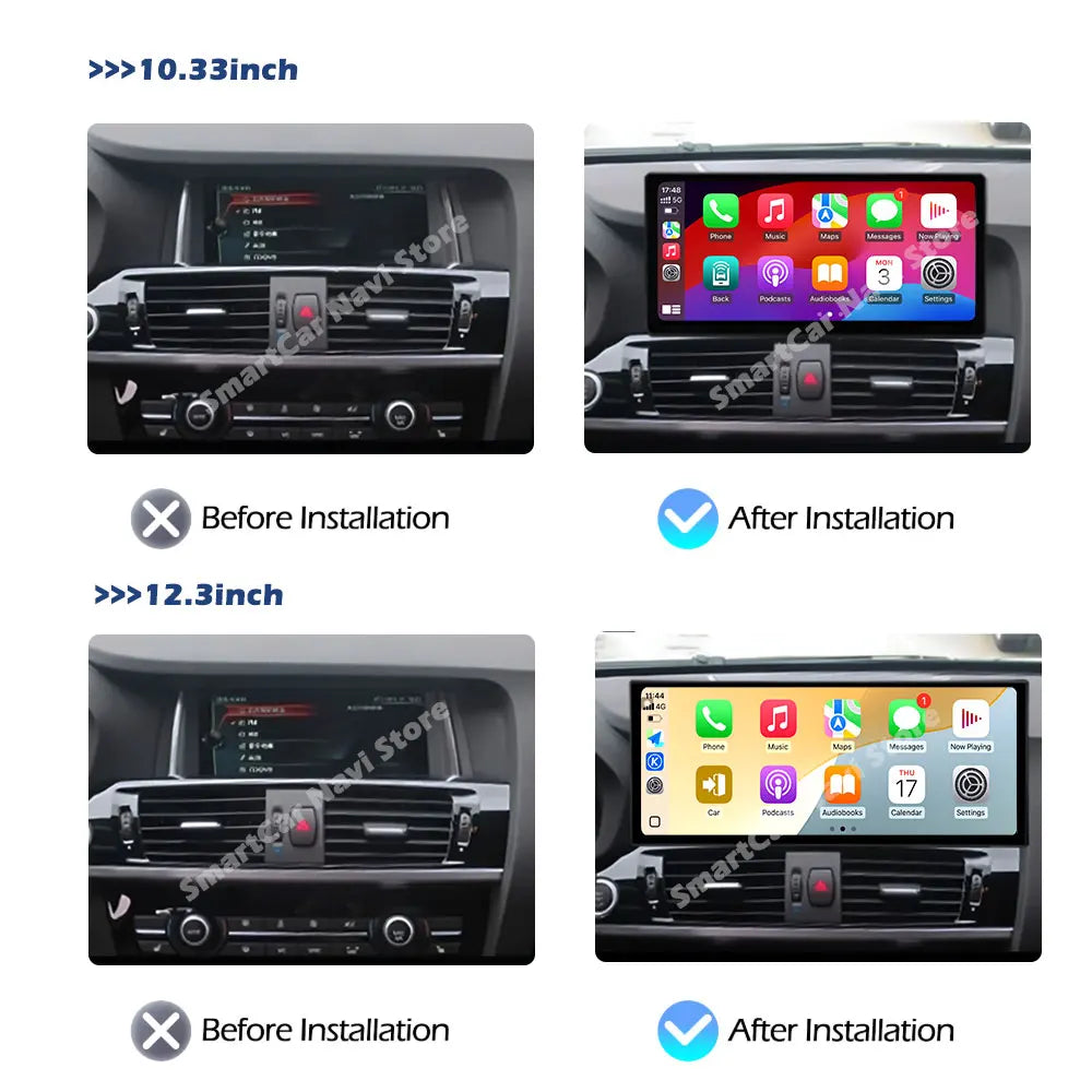 Android 15 For BMW X3 X4 F25 F26 2011 - 2017 Car Video Radio Multimedia player Bluetooth C