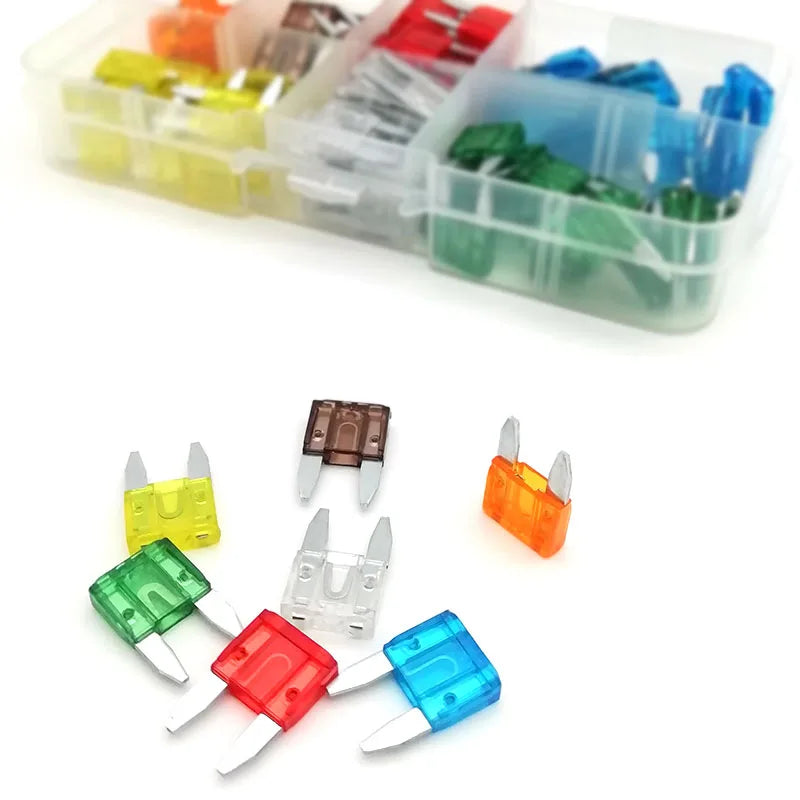 Car Small Size Standard Low Profile Blade Fuses 5/7.5/10/15/20/25/30 AMP