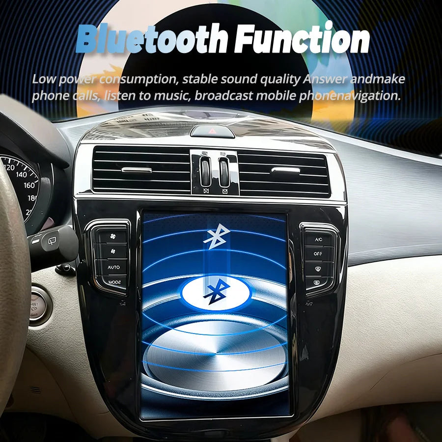 9.7inch Screen Android 15 Multimedia Video Player For Nissan Tiida 2011-2015 Navigation Ca