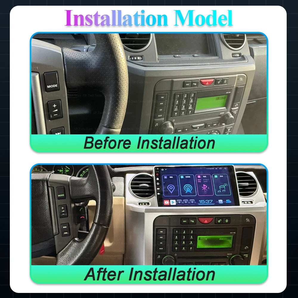Android 16 For Land Rover Discovery 3 2004 -2009 Car Radio Auto Multimedia Video Player Gp | AUTOKITSHOP