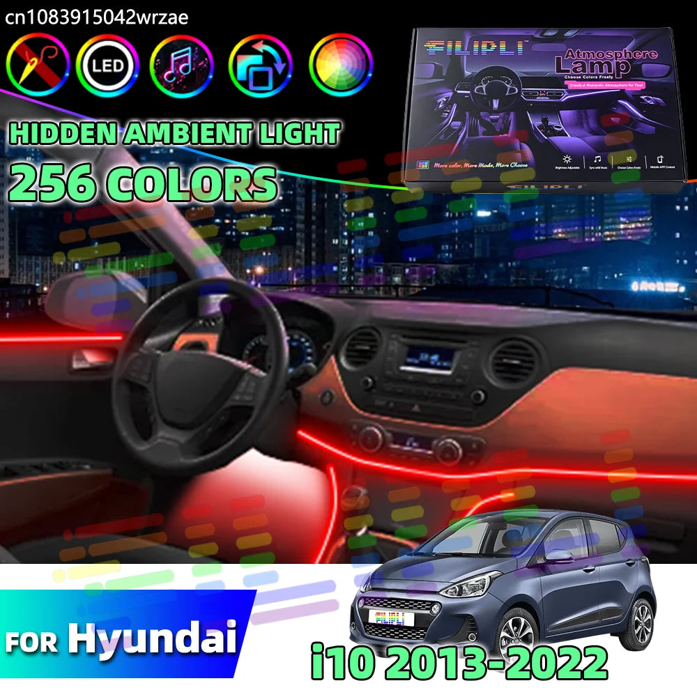 64 RGB - Ambient Light - for Hyundai 2013-2022 - Car Interior Lighting | AUTOKITSHOP
