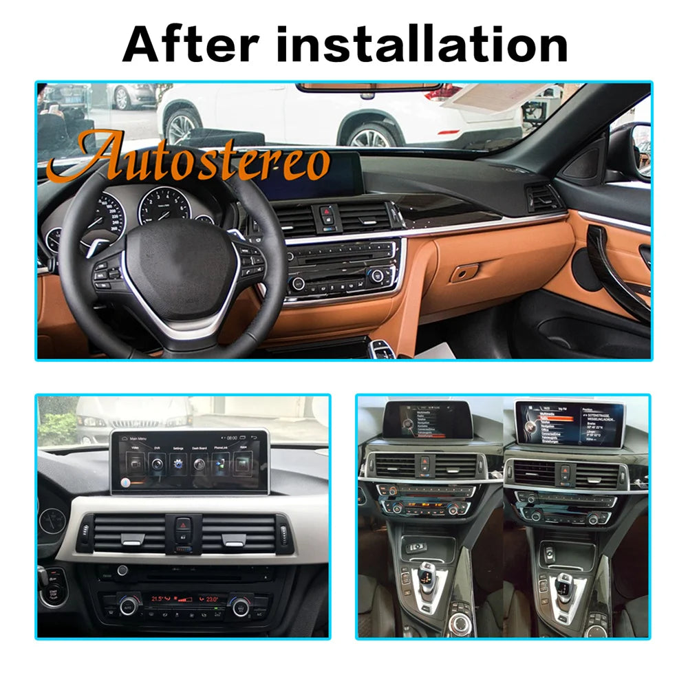 Qualcomm Carplay Android13 8+256 For BMW 3 Series F30 F31 F32 F33 2013-2017 Car GPS Naviga
