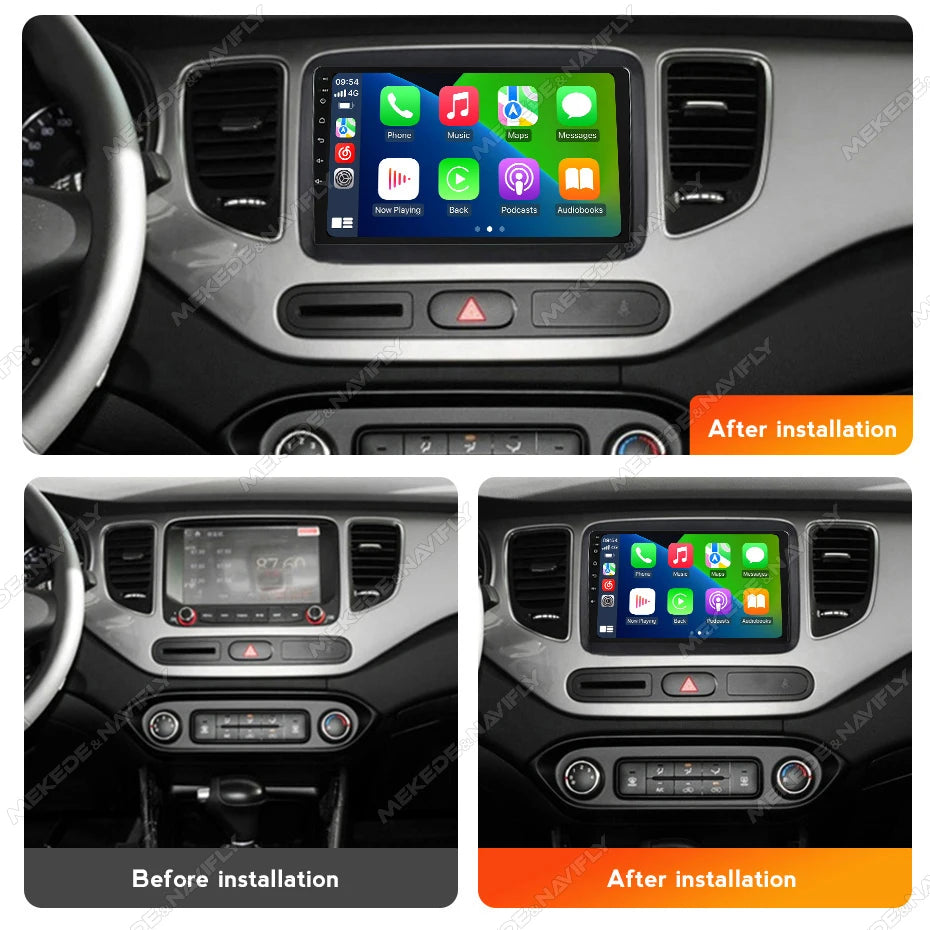IPS Touch Screen 9inch Car Radio For Kia Carens 2013-2019 Wireless Carplay Android Auto GP