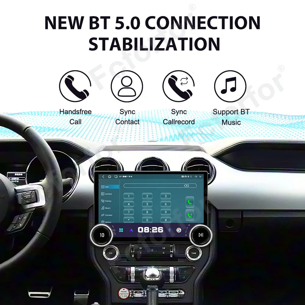 Premium Smart HD Large Touch Screen Android 15 11.5 Inch Wireless CarPlay GPS Navi Multime