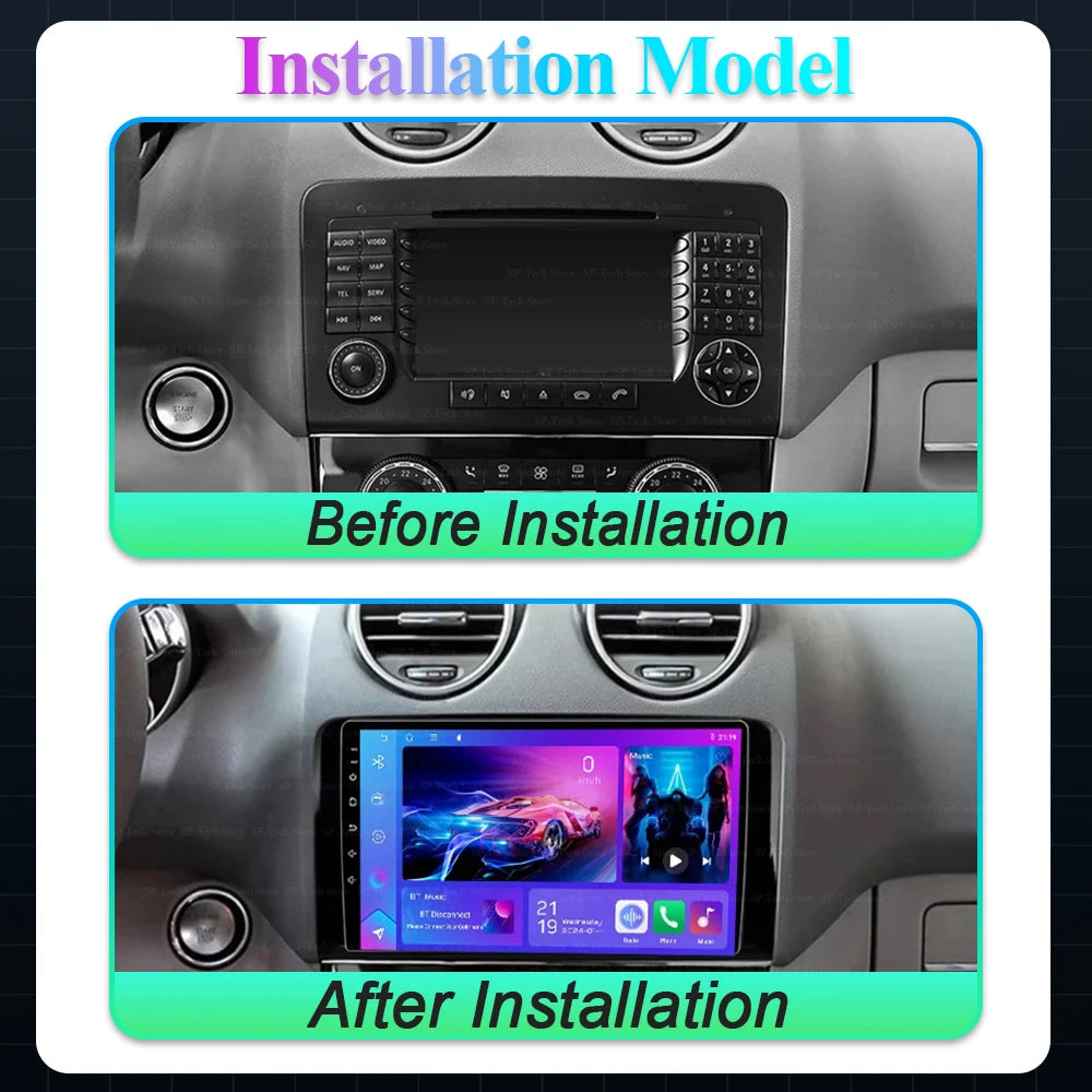 Android 16 For Benz Gl Ml W164 Ml350 Ml500 X164 2005-2012 Car Radio Multimedia Video Playe | AUTOKITSHOP