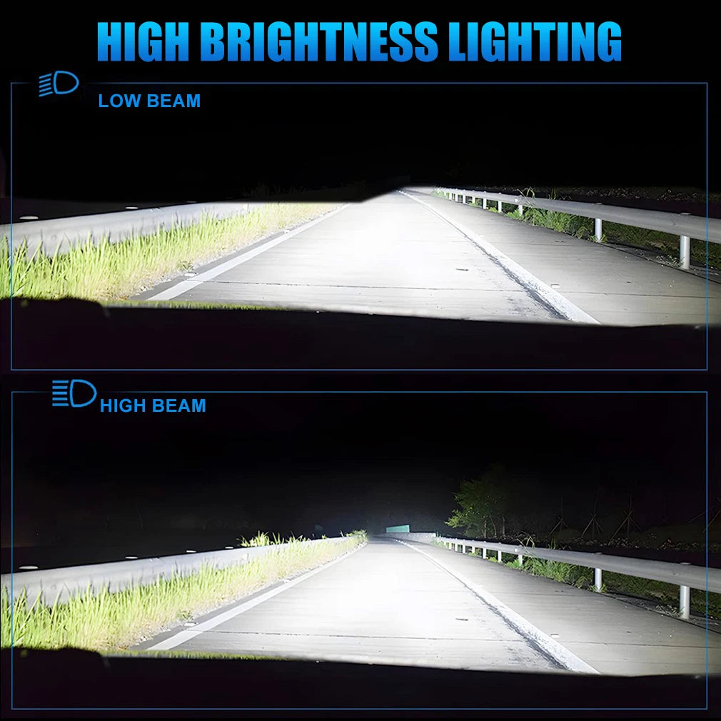 XSTORM H4 9003 HB2 LED Headlight Bulbs Canbus High Low Beam Car Light Turbo Led Diode Lamp