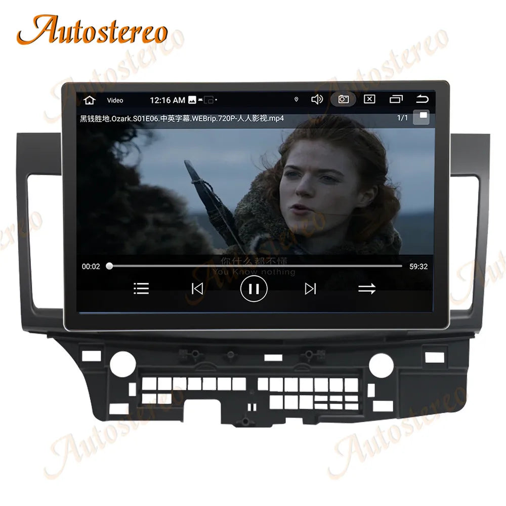 Carplay 13 Inch Auto Stereo Android 13 For Mitsubishi EVO 2007-2017 Car GPS Navigation Mul