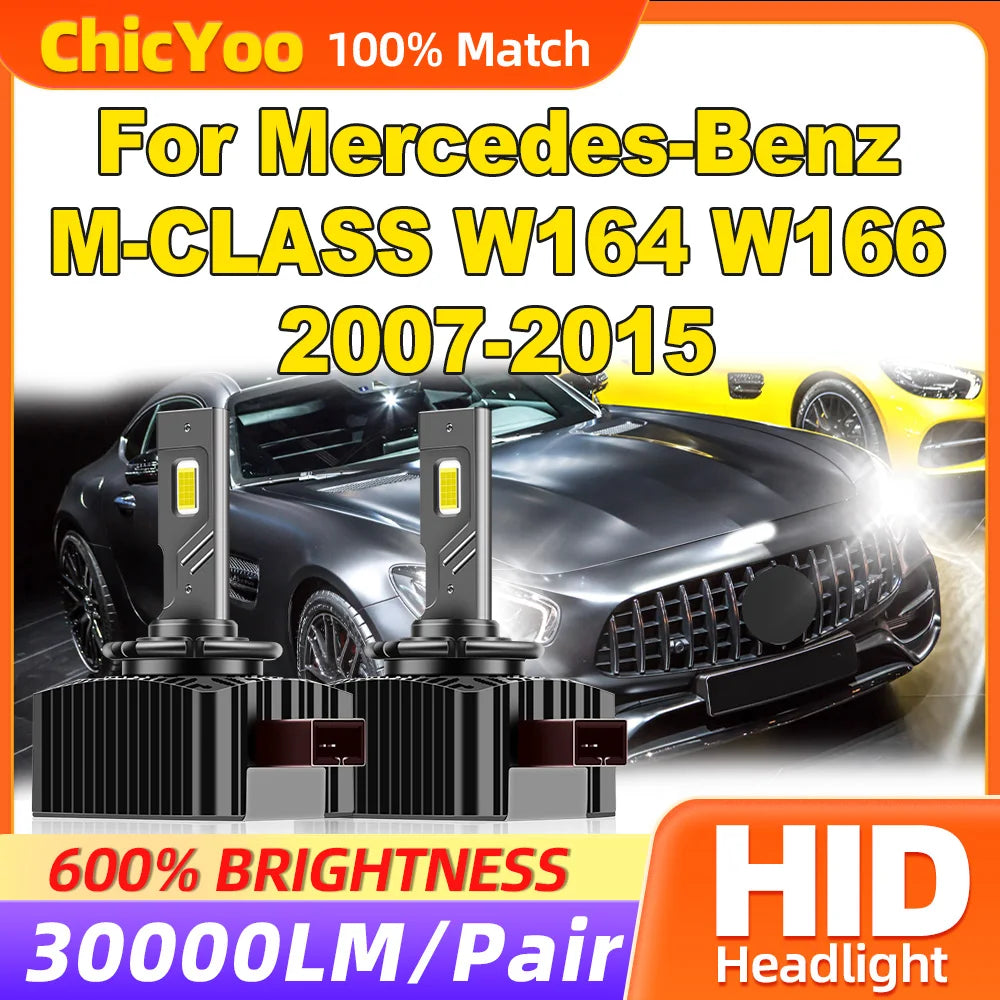 30000LM Xenon Lights 120W Canbus LED Headlight Bulbs 12V 6000K Xenon Headlamps For MERCEDE