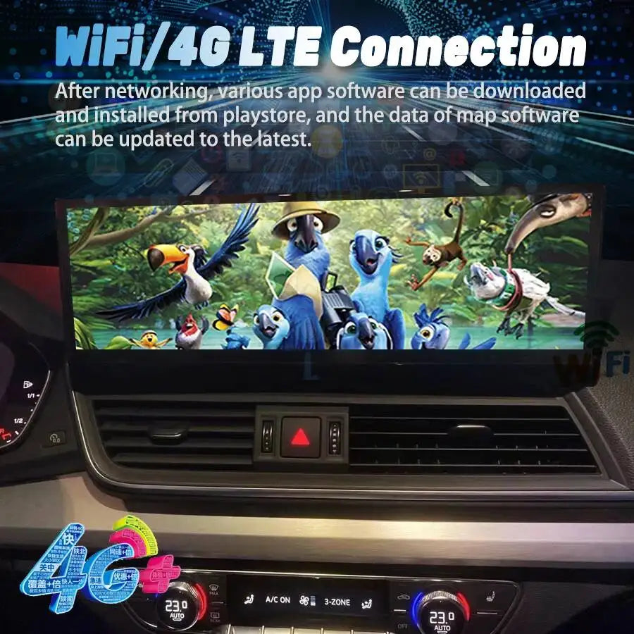 14.9" Android Auto Car Multimedia Video Player Head Unit Stereo GPS Car Radio For Audi Q5