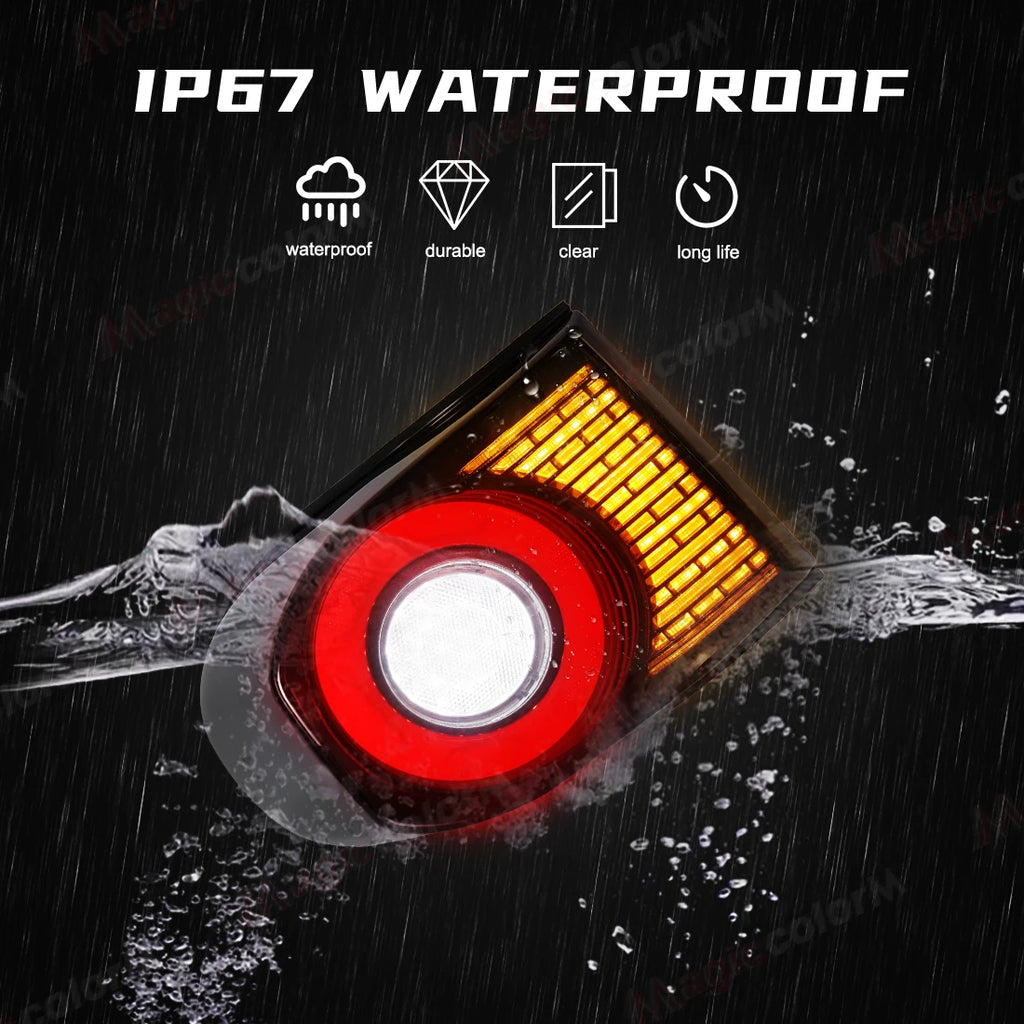 For Toyota FJ Cruiser 2007 2008 2009 2010 - 2018 2019 2020 LED Car Tail Lamps Reverse Brak | AUTOKITSHOP
