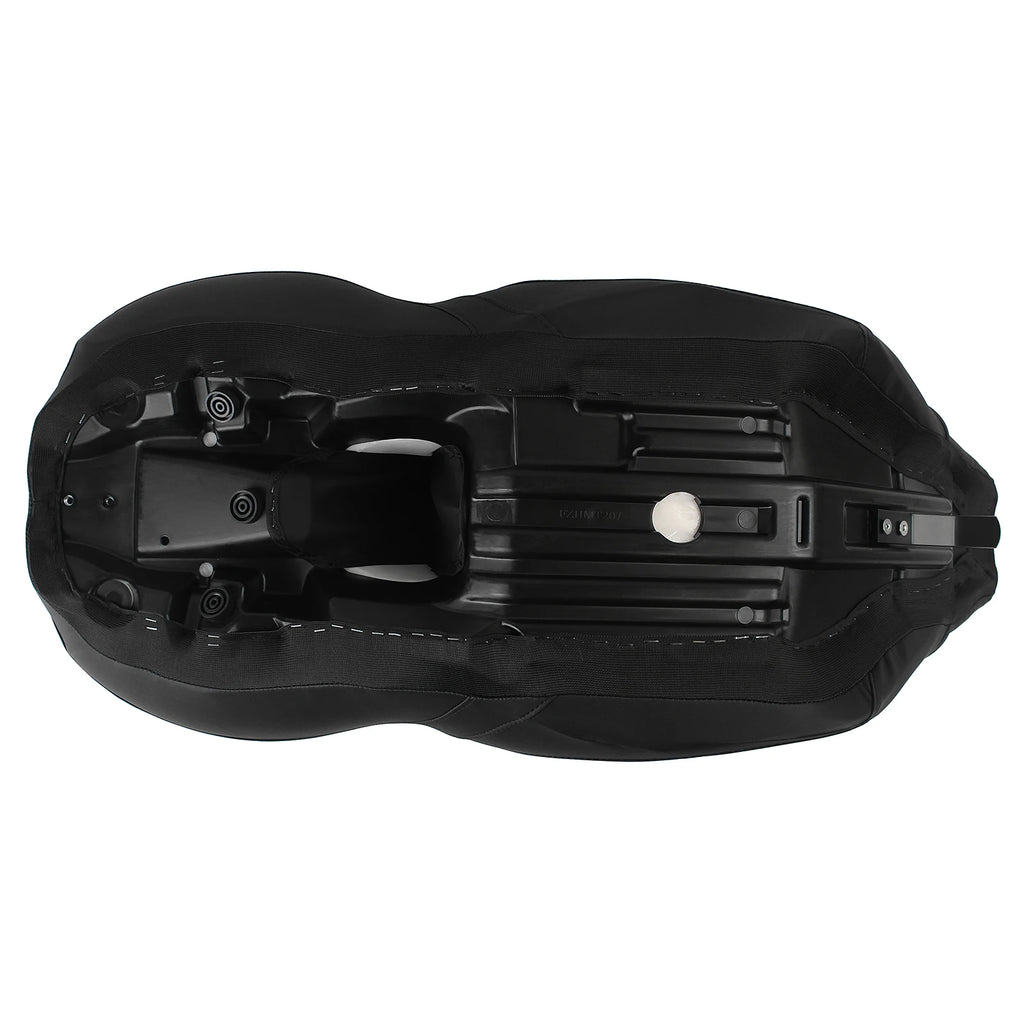 Motorcycle Black Two-Up Seat Driver Passenger Cushion For Harley Touring Electra for Seat 1997-2007 - Automotive LED Lig