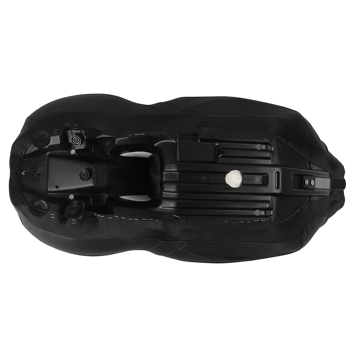 Motorcycle Black Two-Up Seat Driver Passenger Cushion For Harley Touring Electra for Seat 1997-2007 - Automotive LED Lig
