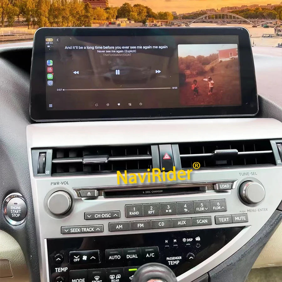 Car Radio CarPlay For Lexus RX 450h RX450H RX270 RX350 2009-2015 Android 14 12.3" Multimed
