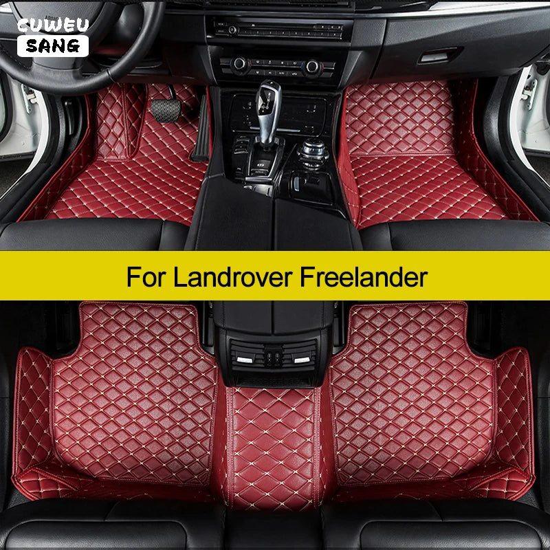 CUWEUSANG Custom Car Floor Mats For Landrover Freelander LR2 LR1 Auto Carpets Foot Coche A | AUTOKITSHOP