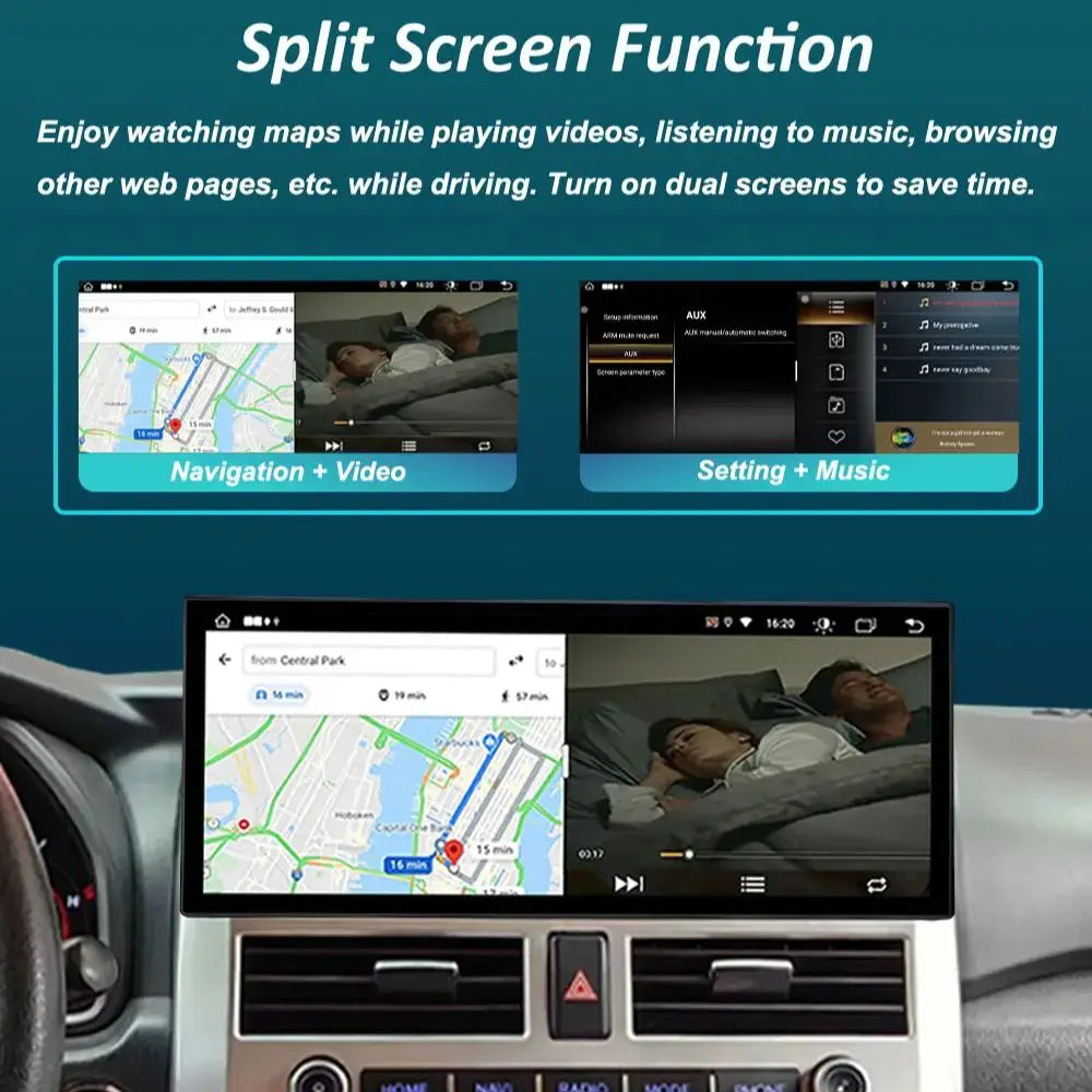 Android 16 for Citroën Jumpy Fiat Scudo Opel Vivaro Toyota ProAce Peugeot Traveller Expert