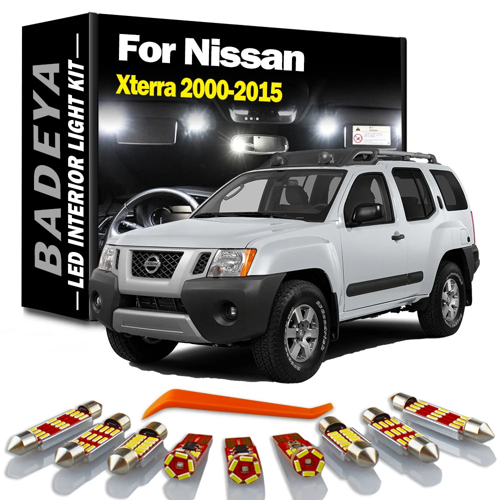 LED Interior Light Kit for Nissan 2000-2008 - Canbus Error-Free Interior Bulbs