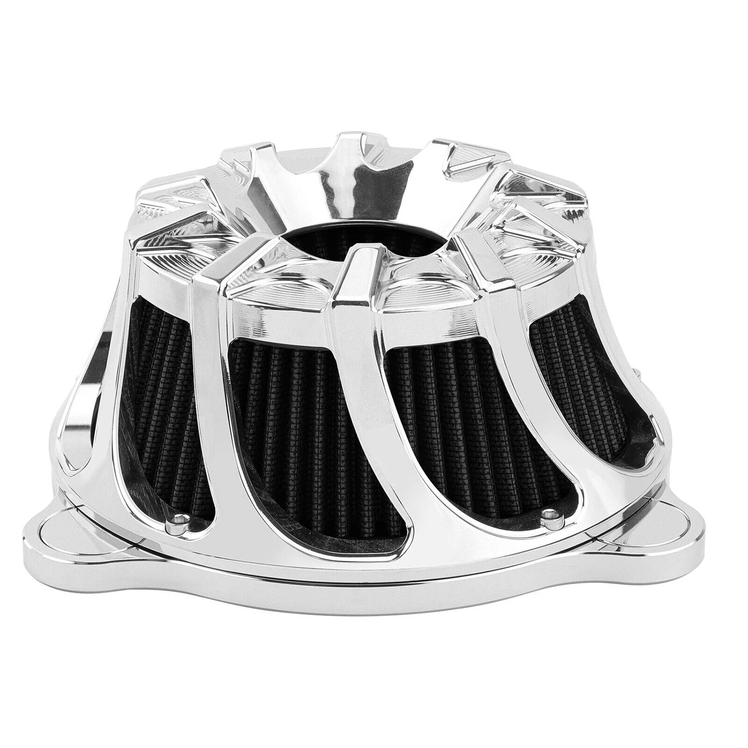 Chrome Air Cleaner Intake Filter MP09-009-0009CR For Harley Dyna FXR Touring Road Glide Ki