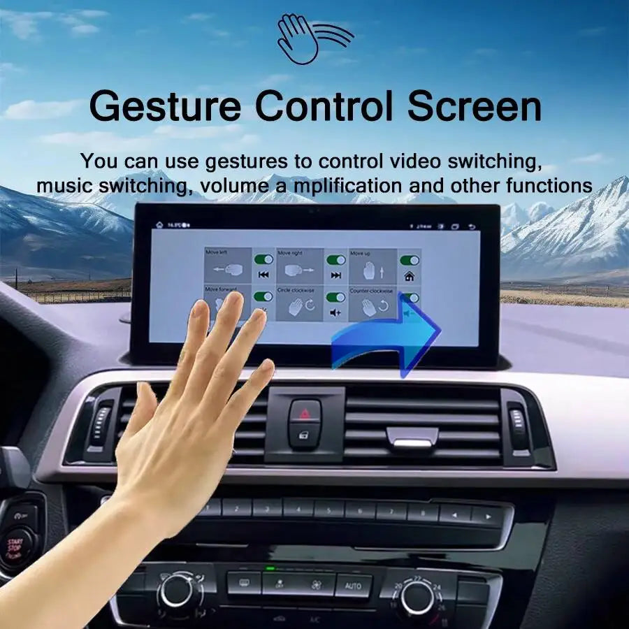 10.25" Gesture Control Screen For BMW 1 Series F20 F21 2 Series F22 F23 2011-2019 Stereo A