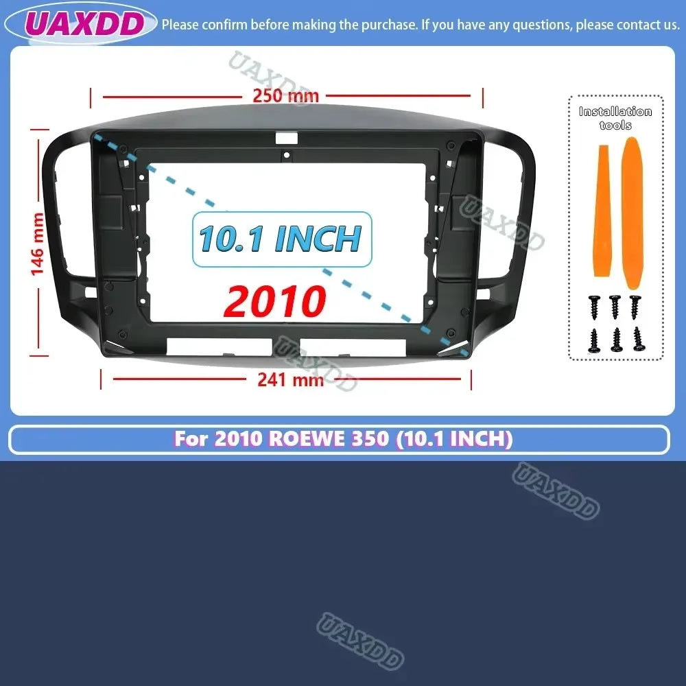 FOR 2010-2014 ROEWE 350 9 10.1INCH 2 Din Car stereo radio Android frame Center fascia cabl