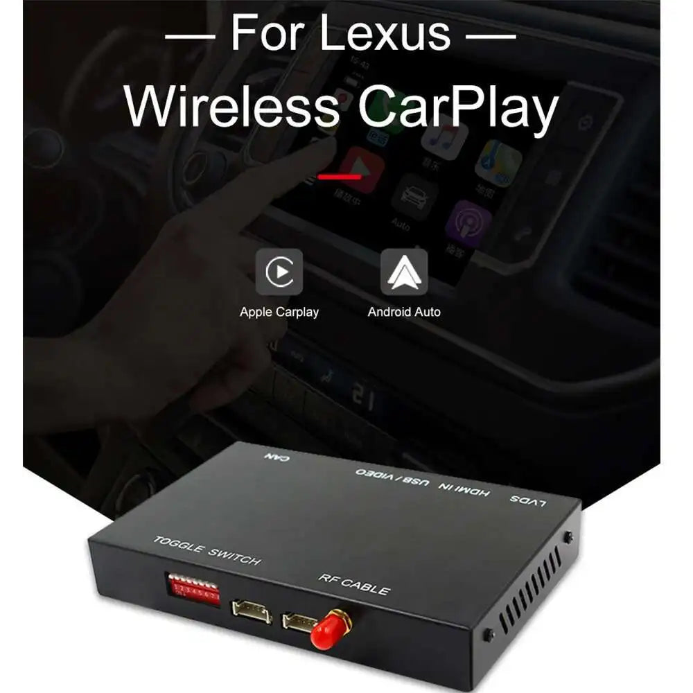 Wireless Apple CarPlay Android Auto Car Upgrade Screen For Lexus rx450h rx300 rx200t RX 45